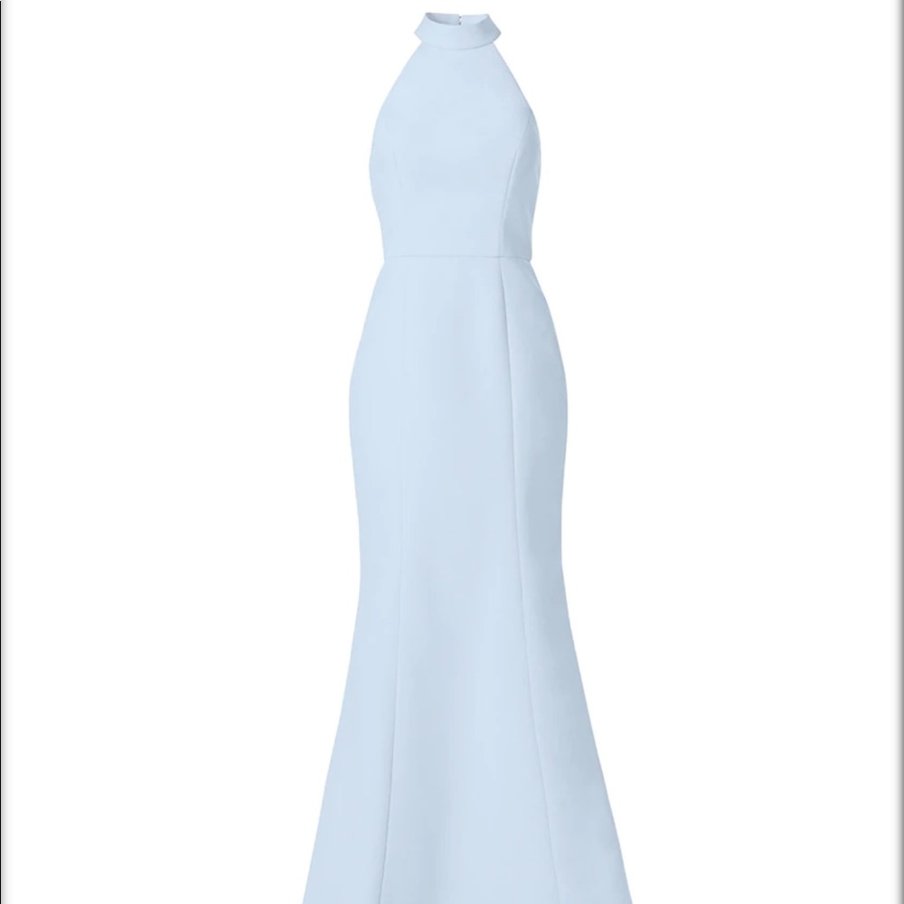 Amsale Austin Bridesmaids Dress in Ice
